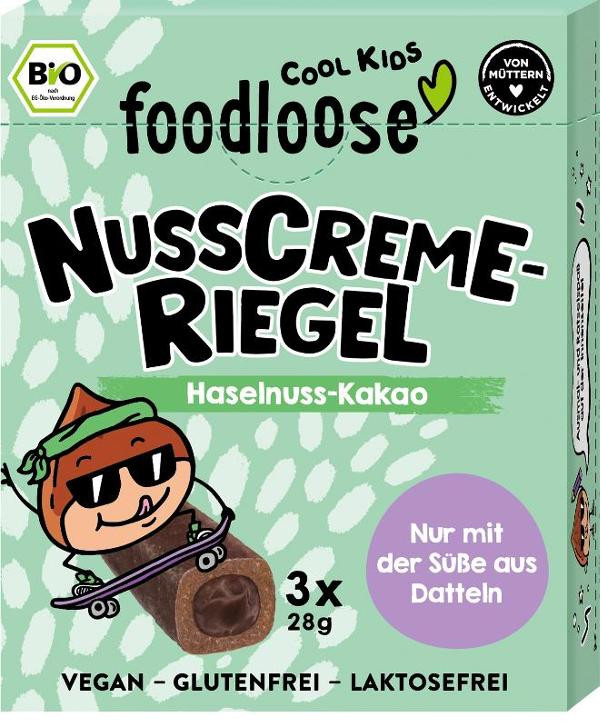 Produktfoto zu Nusscreme-Riegel Haselnuss-Kakao  (3er Pack)