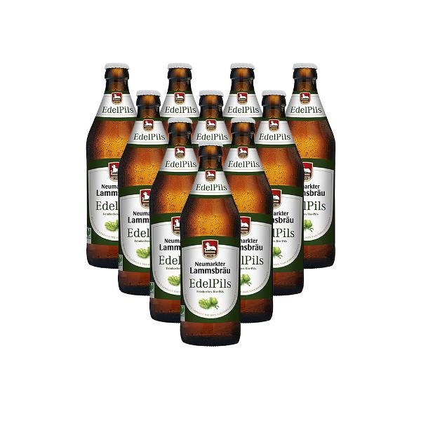 Produktfoto zu Lammsbräu Edelpils Kiste 10x 0,5l