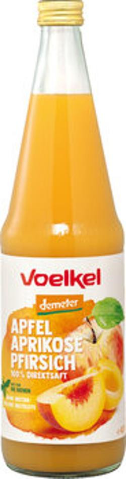 Produktfoto zu Apfel-Aprikose-Pfirsich-Saft, 100% Direktsaft, 0,7l