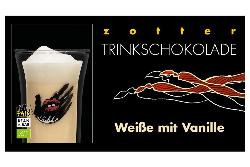 Produktfoto zu Trinkschokolade Weiße mit Vanille von Zotter