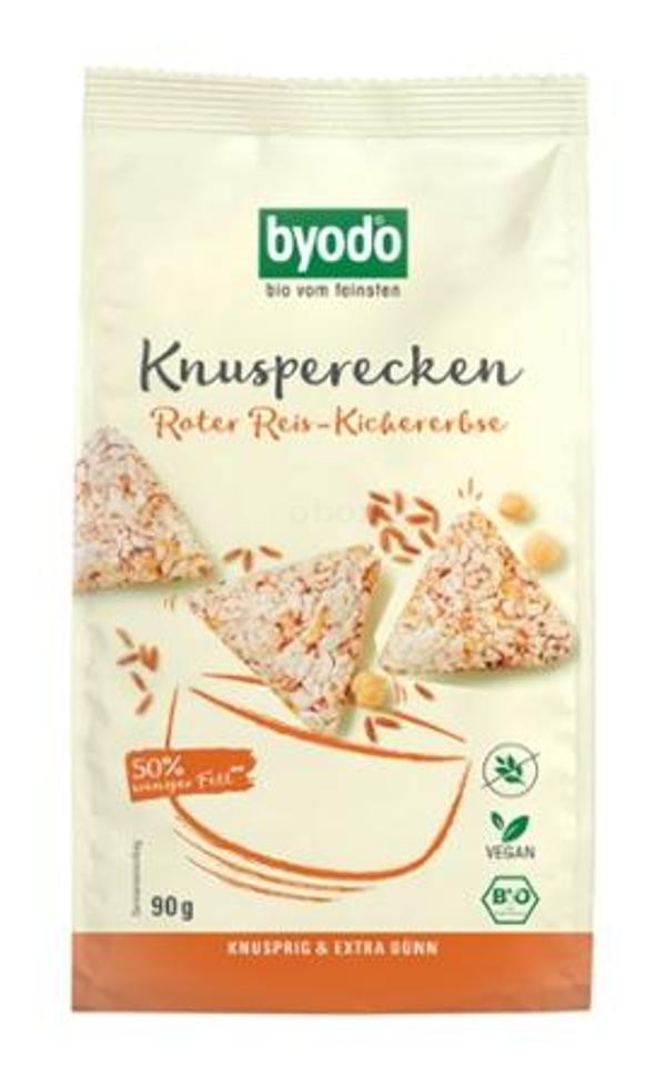 Produktfoto zu Knusperecken Roter Reis Kichererbse 90g