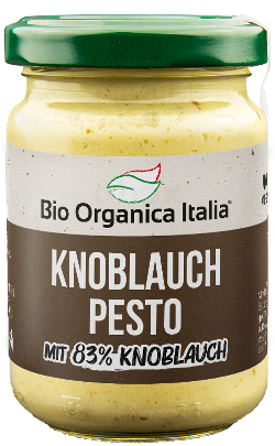 Produktfoto zu Knoblauch Pesto, mit 83% Knoblauch