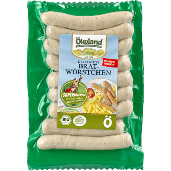 Produktfoto zu Delikatess Bratwürstchen Superwurst 9er