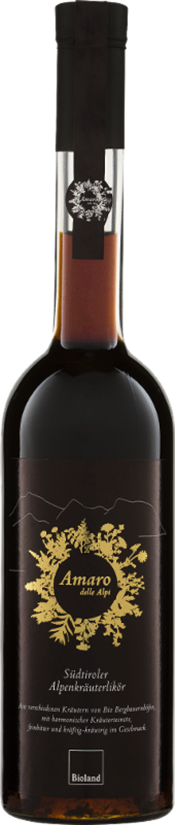 Produktfoto zu Amaro delle Alpi Bio Südtiroler Alpenkräuterlikör, 0,5l