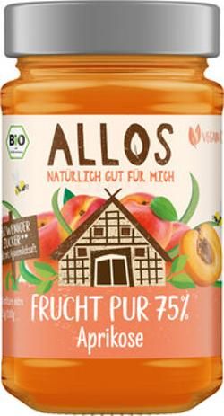 Produktfoto zu Frucht Pur Aprikose 75 % Frucht 250g