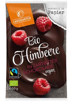 Produktfoto zu  Himbeeren in Zartbitter 50g