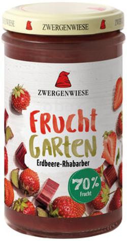 Produktfoto zu FruchtGarten Erdbeere-Rhabarber 225g