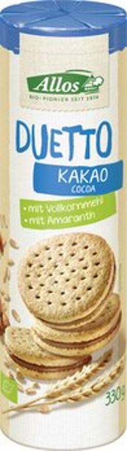 Produktfoto zu Duetto Doppelkekse mit Kakaocremefüllung 330g