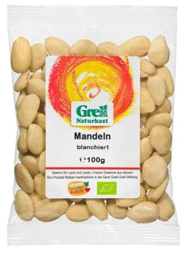 Produktfoto zu Mandeln blanchiert 100g