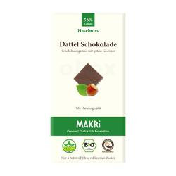 Produktfoto zu Makri Dattel Schokolade Haselnuss 56%