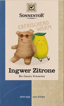 Produktfoto zu Ingwer Zitrone Tee TB