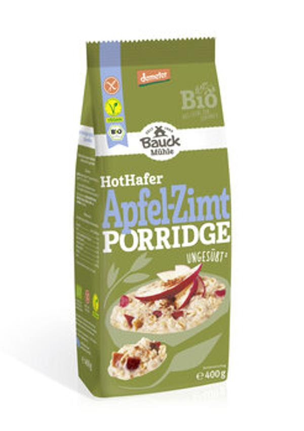 Produktfoto zu Porridge HotHafer Apfel-Zimt, ungesüßt, glutenfrei