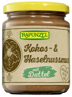 Produktfoto zu Kokos- & Haselnussmus mit Dattel 250g