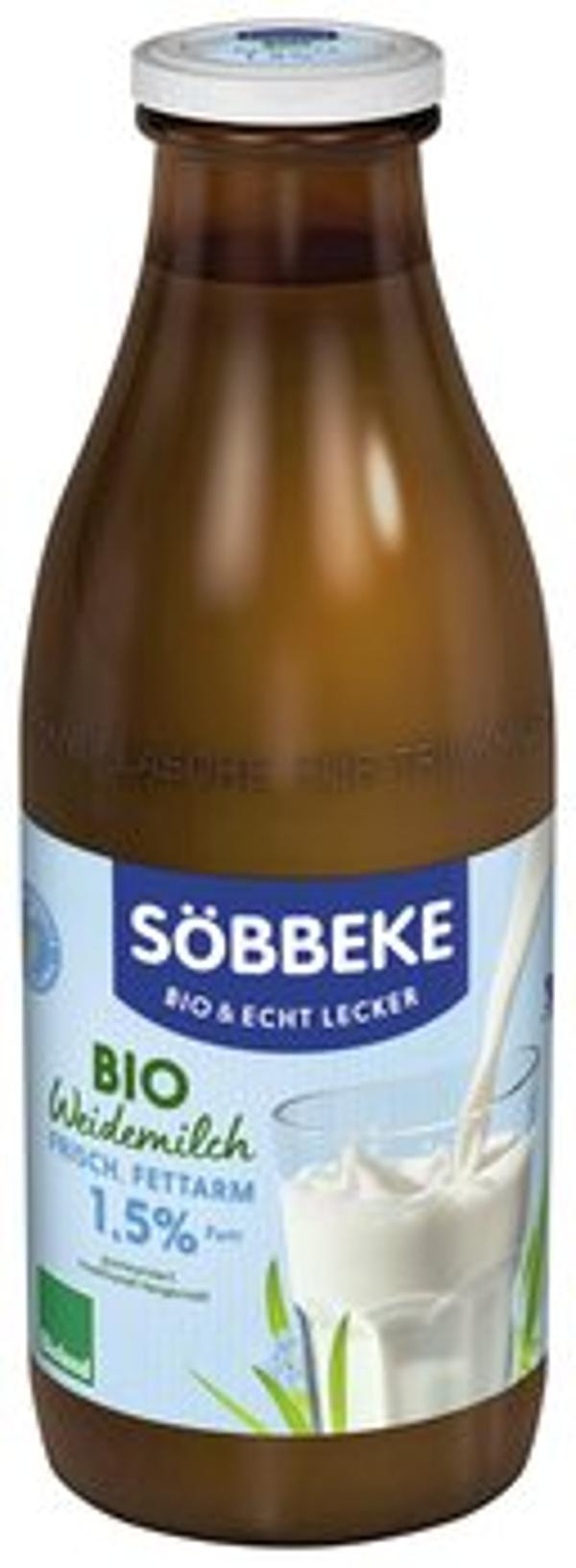 Produktfoto zu Fettarme Milch 1,5% (Flasche) 1l