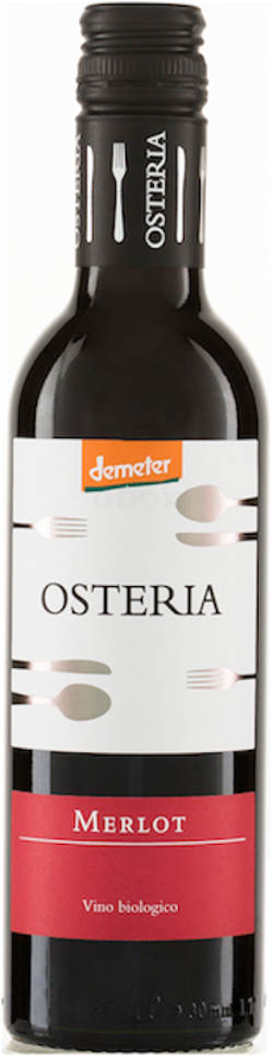 Produktfoto zu OSTERIA Merlot Demeter  0,375l