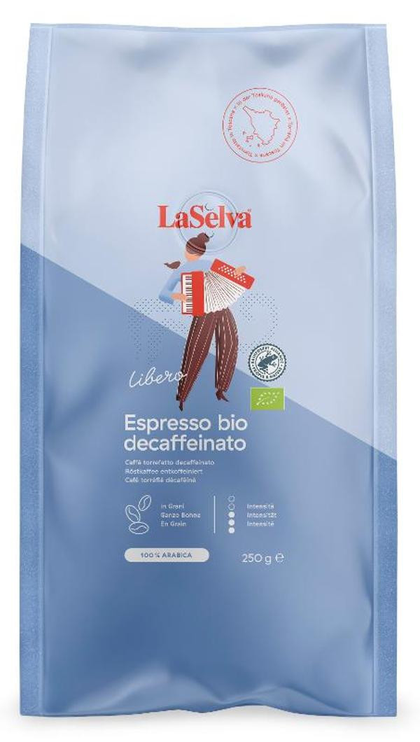 Produktfoto zu Espresso Libero entkoffiniert Bohne