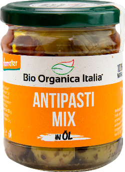 Produktfoto zu Antipasti Mix in Öl, Demeter