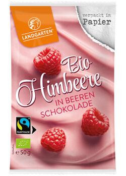 Produktfoto zu Himbeeren in Beeren-Schokolade 50g