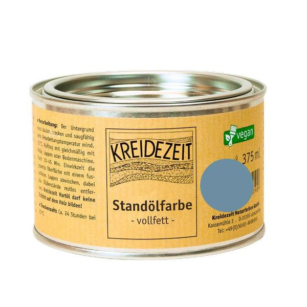 Produktfoto zu Standölfarbe vollfett 0,375l -taubenblau-