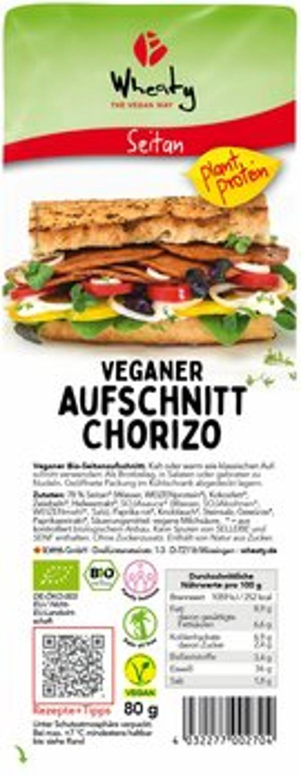 Produktfoto zu Wheaty Chorizo Aufschnitt 80g