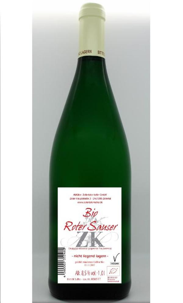 Produktfoto zu Roter Sauser (Federroter) 1l