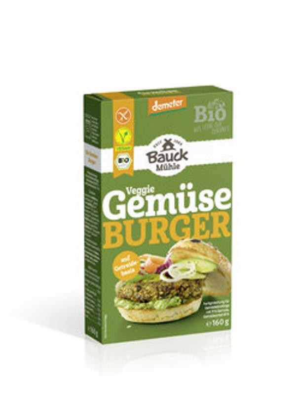 Produktfoto zu Veggie Gemüse Burger, Fertigmischung, Demeter