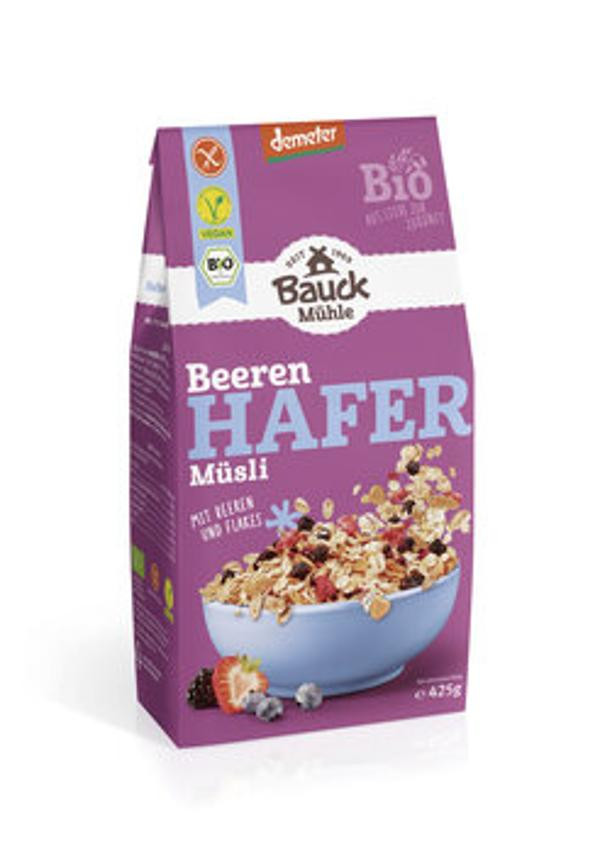 Produktfoto zu Hafer Müsli Beeren, glutenfrei, Demeter