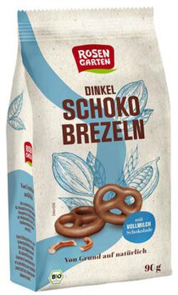 Produktfoto zu Dinkel Schoko Brezel Vollmilch