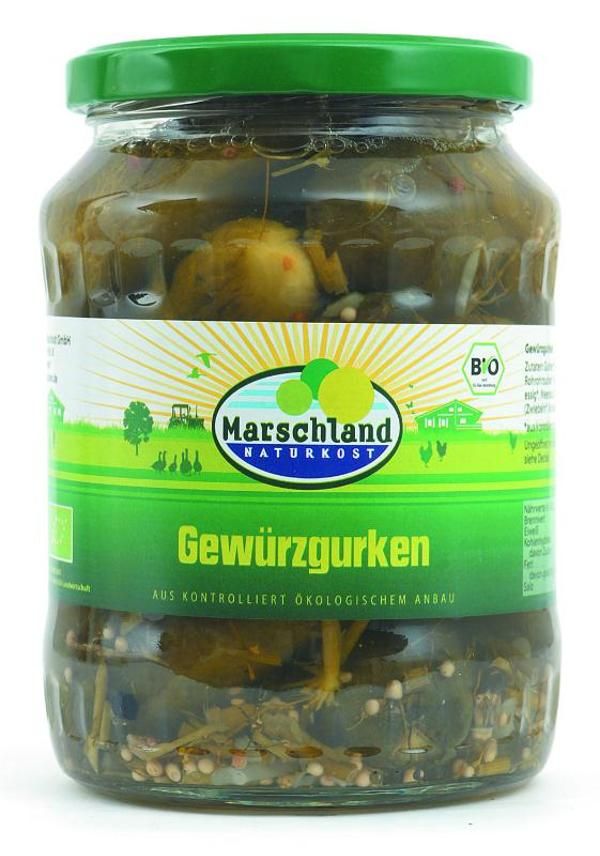 Produktfoto zu Gewürzgurken Glas