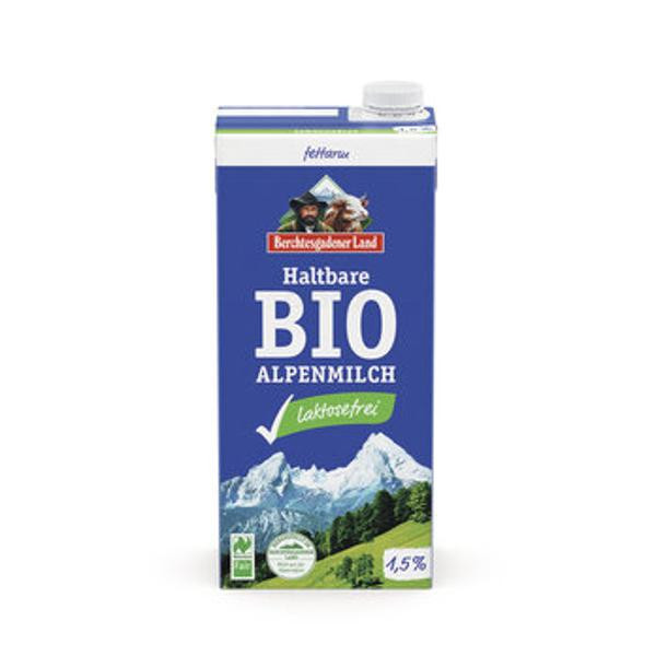 Produktfoto zu Haltbare Alpenmilch, laktosefrei, fettarm 1,5%