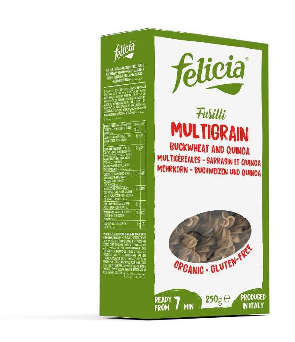 Produktfoto zu Fusilli Mehrkorn glutenfrei Felicia