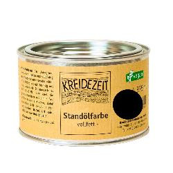 Produktfoto zu Standölfarbe vollfett 0,375l -schwarz-