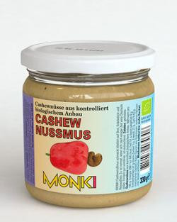 Produktfoto zu Cashewnussmus Monki 330g