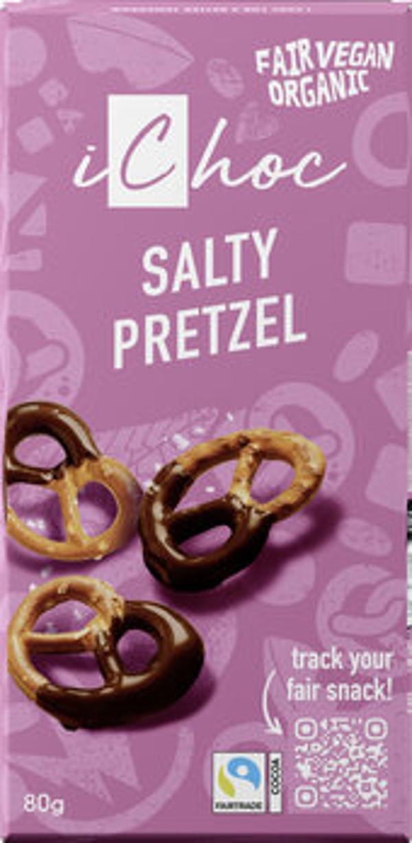 Produktfoto zu iChoc Salty Pretzel, vegan, fairtrade