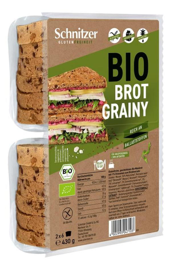 Produktfoto zu Bread'n Toast grainy, glutenfrei