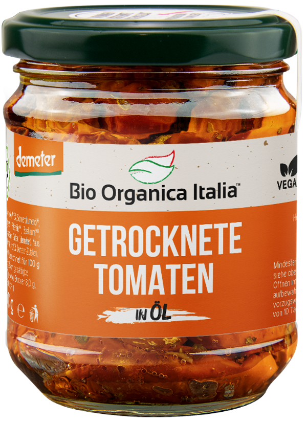 Produktfoto zu Getrocknete Tomaten in Öl, Demeter