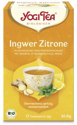 Produktfoto zu YOGI TEA Ingwer Zitrone (Btl je 1,8 g) 30,6g