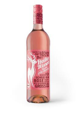 Produktfoto zu HEIßER HIRSCH Glühwein, rose, 10% vol