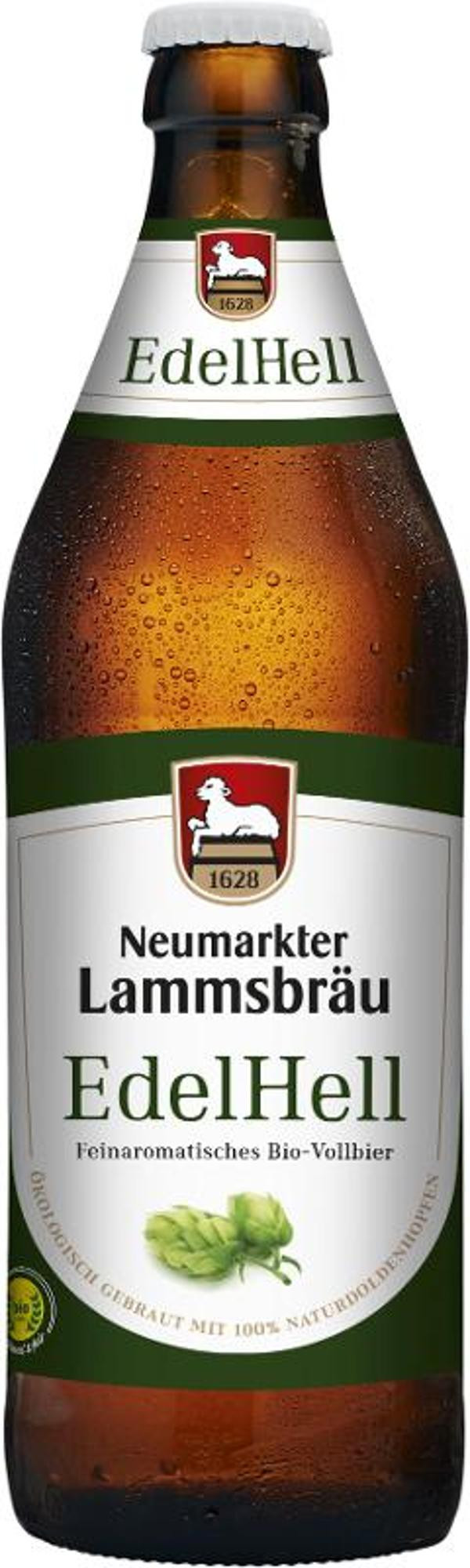 Produktfoto zu Lammsbräu EdelHell feinaromatisiertes Vollbier 0,5l