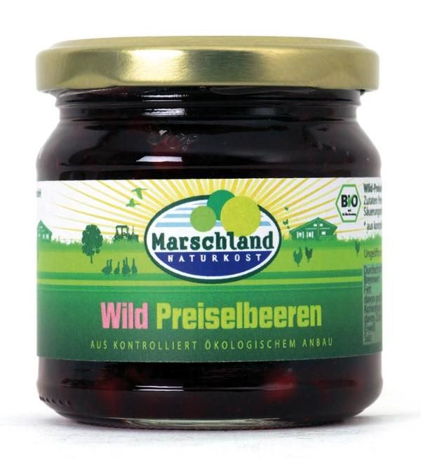 Produktfoto zu Wild Preiselbeeren Glas 220g