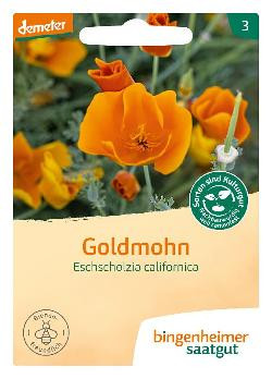 Produktfoto zu Saatgut Goldmohn