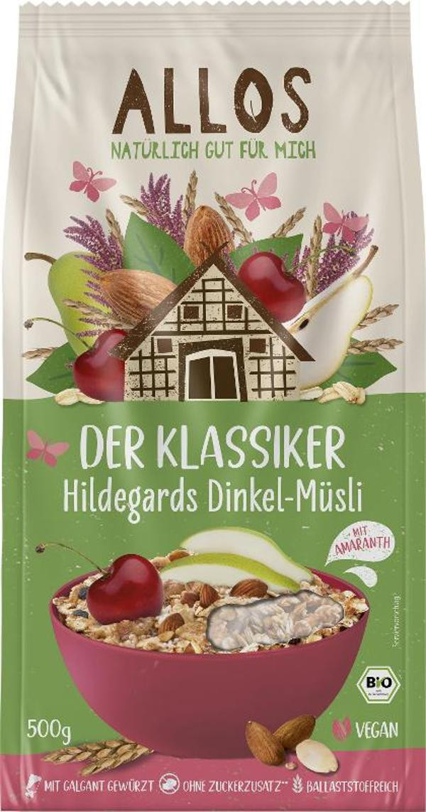 Produktfoto zu Hildegards Dinkel-Müsli mit Amaranth