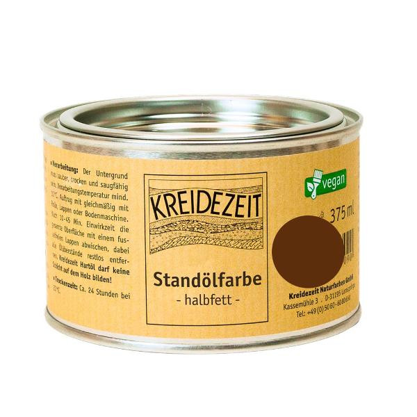 Produktfoto zu Standölfarbe halbfett 0,375l -braun-