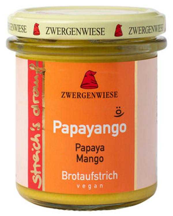 Produktfoto zu streichs drauf - Aufstrich Papayango 160g