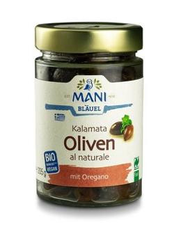 Produktfoto zu Oliven schwarz Kalamata  al Naturale