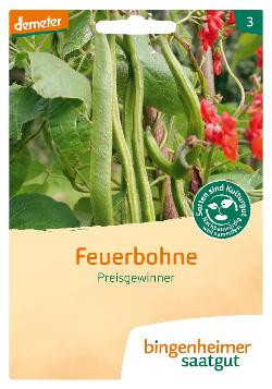 Produktfoto zu Saatgut Feuerbohne Preisgewinner