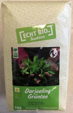 Produktfoto zu Darjeeling Grüntee 1kg