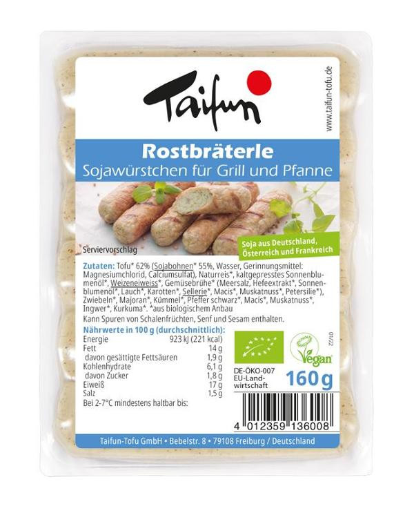 Produktfoto zu Tofu Rostbräterle (6 Stück) 160g