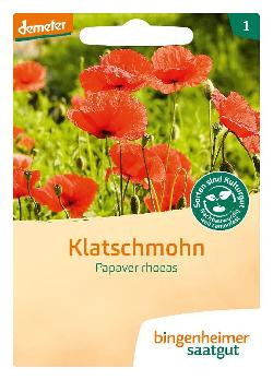 Produktfoto zu Saatgut Klatschmohn