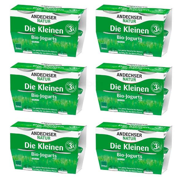 Produktfoto zu Die Kleinen Joghurts mild Natur, 6x (4 Becher)